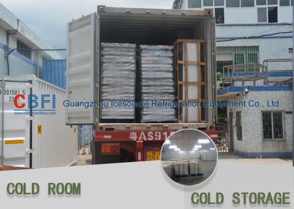 Fast Food Shops / Supermarket Cold Room , Walk In Cold Storage With Automatic Temperature Control System
