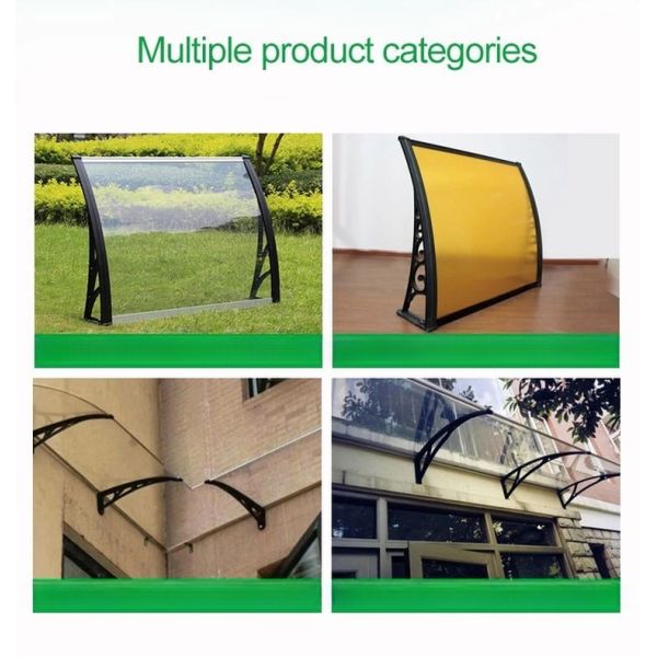 600 мм белый навес, идеально подходит для поликарбонатного ветражного материала