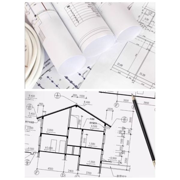 80gram White Uncoated Engineering Roll Bond Paper With 36inches x 50yards 2 80 грамм белой непокрытой инженерной бумаги с 36 дюймов х 50 ярдов 2