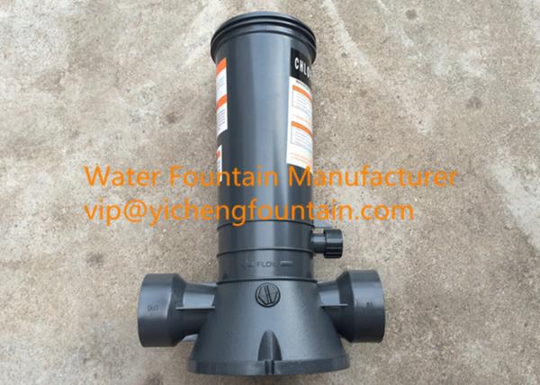 1.5 Connection Pool Control System Chlorine In - Line Chemical Feeder Grey Color