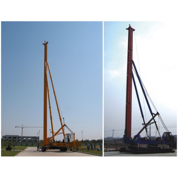 Crawler Screw Pile Machine , Bore Pile Machine High Working Effciency