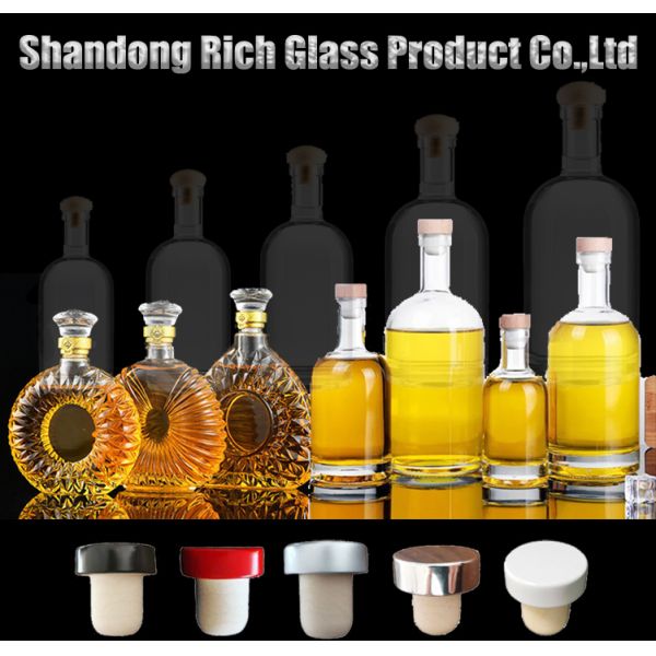 Хорошая 500 мл 700 мл роскошная форма черепа ром текила виски джин ликер стеклянная бутылка