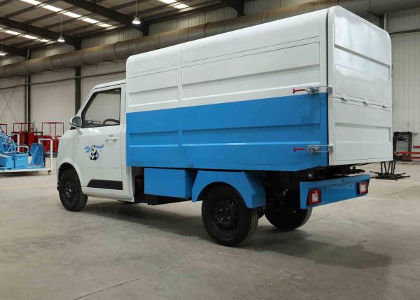 Self-loading and self-unloading electric garbage truck, new energy garbage truck for residential communities