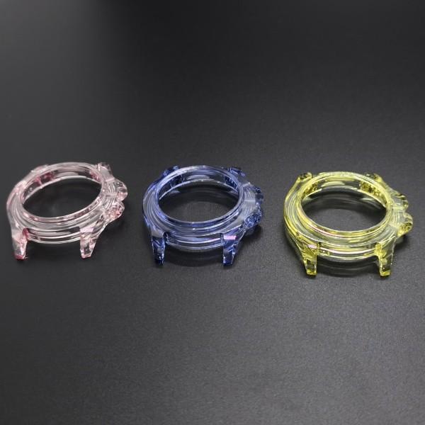 Embalagem em cartão CZ Sapphire Crystal Watch Case For Watch Manufacturers