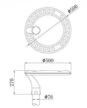 20W-60W светодиодный садовый светильник 6000LM светодиодный наружный садовый светильник водонепроницаемый IP65 5 лет гарантия