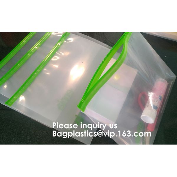 Resealable Clear Reclosable Stand Up Pouches Plastic Seal Zip Lock Bags Poly Bag,gridding document zip bag with metal ho