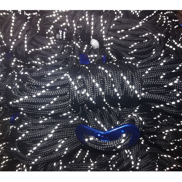 4mm 5/32inch 8 Strand Reflective Tent Rope Nylon Paracord 100ft 1 Bundle