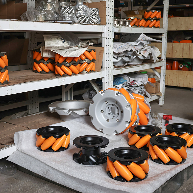 14 Inch Heavy Duty Mecanum Wheels Versatile Omni Directional Wheel Heavy Load For AGV Robots