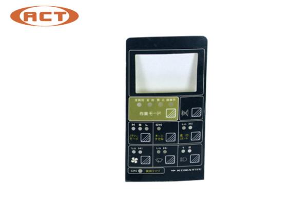 TS16949 Excavator Monitor Surface 6D95/6D102 PC200-7 Excavator Monitor Keypad Parts