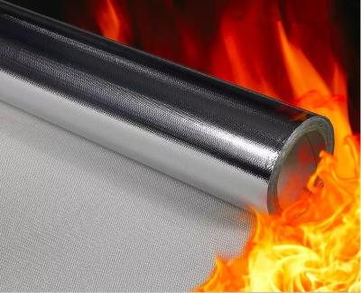 Fricção aluminizada da superfície da elevação da tela AL7628 da fibra de vidro da isolação térmica