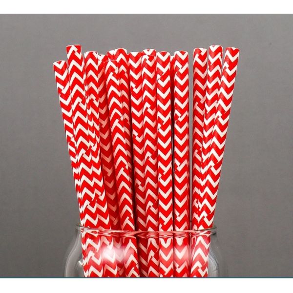Straight Style Disposable Creative Juice Cocktail Art Paper Party Table Straw for Party