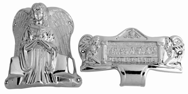 Silver Casket Accessories With Steel Bar 19# S In Silver Color And Plastic Material
