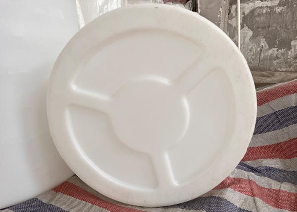 300L Cylindrical LLDPE Chem Tainer Plastic Open Top Tank With Cover For Food And Drug