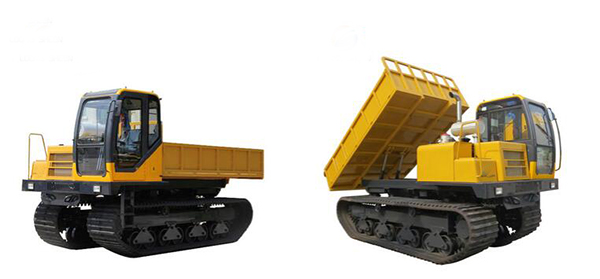 Стабилизированный идущий самосвал Кравлер сада тип мини тележка дизельного топлива 10 тонн Думпер