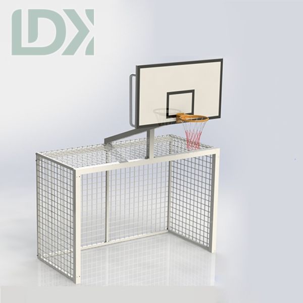 Nouveau design en acier Hoop de basket-ball avec but de football équipement sportif innovant