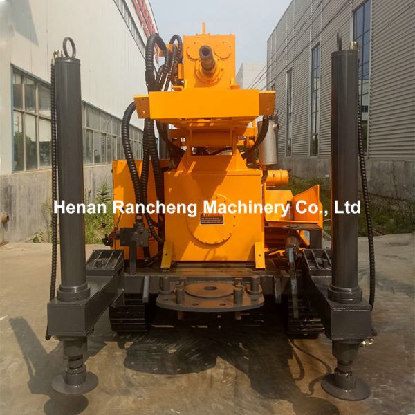 76KW Engine Water Well Drilling Machine 260m Depth Water Drilling Equipment