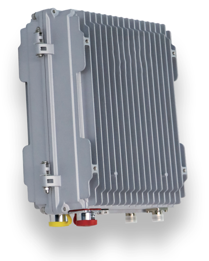 A fixed macro-site IMSI catcher system supporting 2G/3G/4G networks, designed for perimeter security monitoring at oil & gas facilities, villas, and private estates