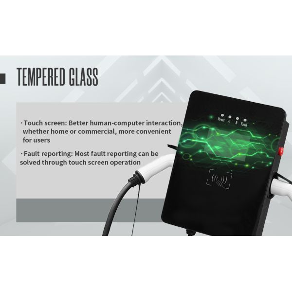 Type fixé au mur rapide de la station de charge à C.A. de la CE EV 22kw*2 - 2