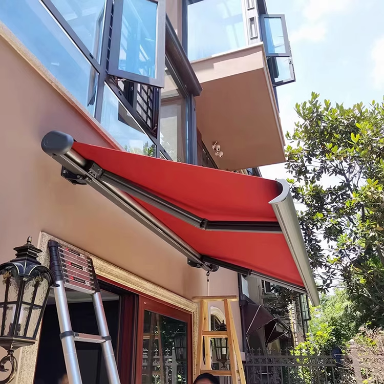 100% Acrylic Waterproof UV-Resistant Outdoor Shade Fabric for Durable Awning Solutions