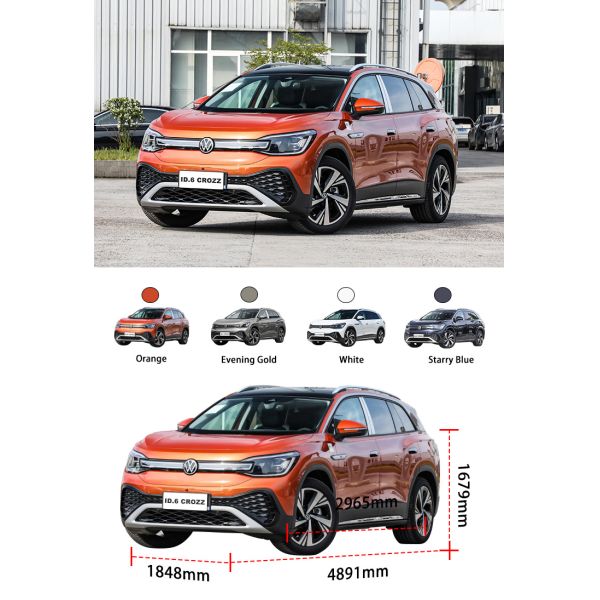 Новое энергетическое транспортное средство Pure VW ID6 Crozz Pro Электромобиль для Volkswagen