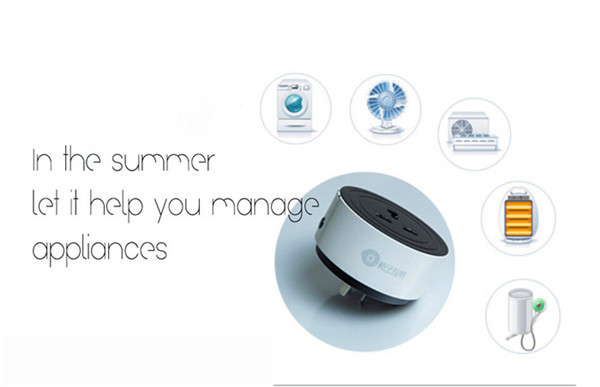 wireless Smart Home Automation Systems wifi socket timer switch , 2200W 110V - 220v 10A