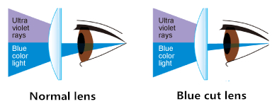AR Coating Blue Light Filter Lenses Blank , 1.56 Semi Finished Blu Ray Anti Glare Lenses