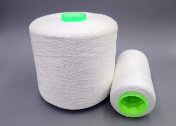40/2 TFO Polyester Yarn Bleached White, Black Sewing Thread For Garment Sewing