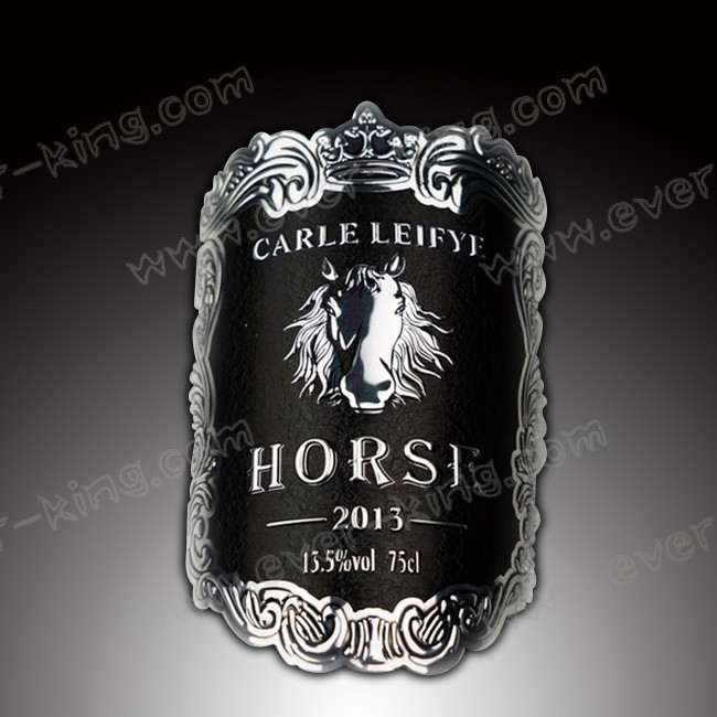 Ярлыки духа сплава цинка шелковой ширмы стандартные