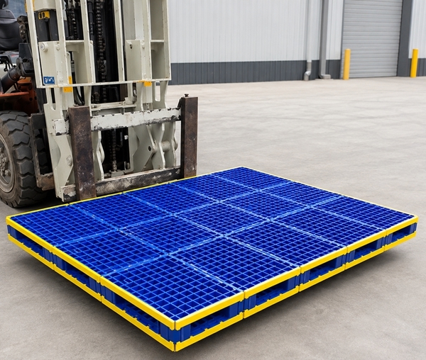 Custom Modular Plastic Pallets Interlocking For Forklift Handling