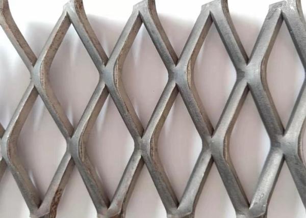 Heavy Duty Expanded Metal Catwalk Grating 500g/sqm Zinc coating ASTMA36