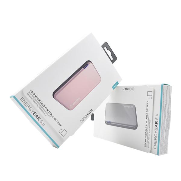 Wholesale cheap matte film mobile phone accessories packaging Paper box with hanging