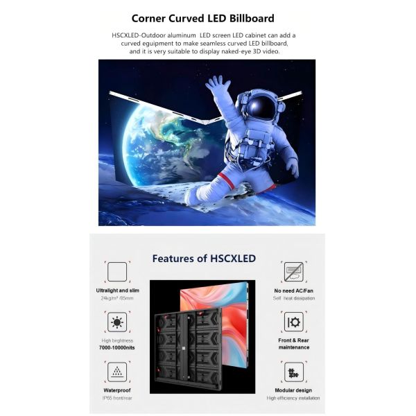 P6.67 Outdoor aluminum LED screen LED Display Billboard Sign Board