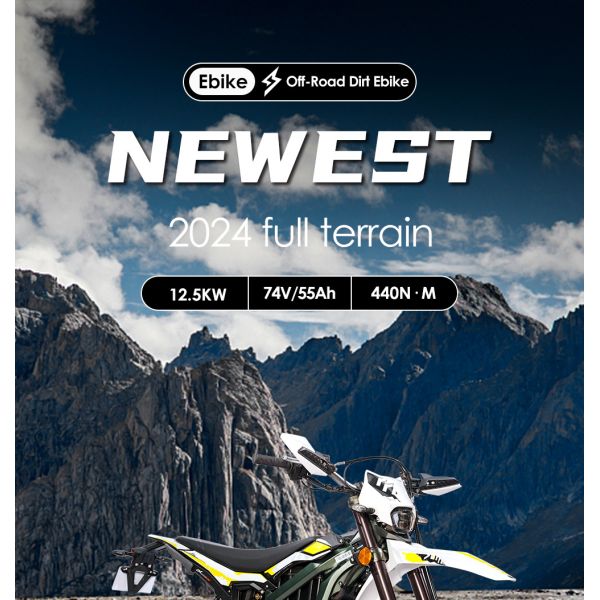 72V Electric Off-Road Motorcycles Max. Speed 80km/h Moto Electrique for Motor Vehicle