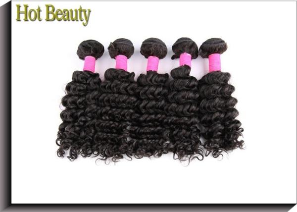 Original Brazilian Deep Wave Hair  20'' 22'' 24'' Double Strong Weft