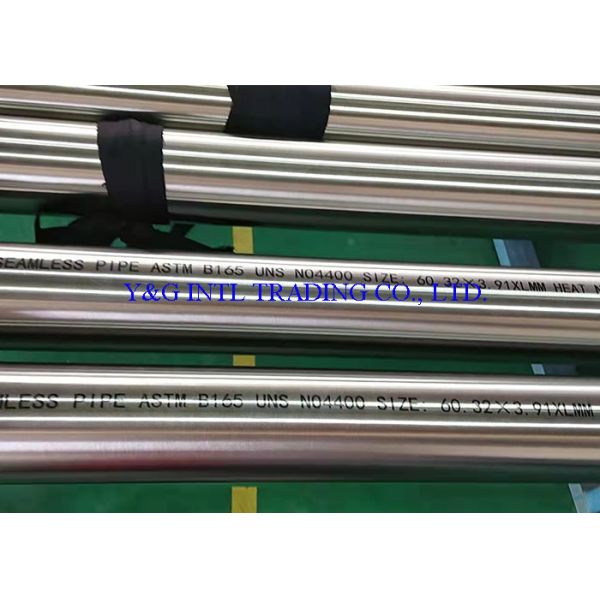 Grade N04400 Nickel Alloy Tube Seamless Pipe Hot Rolled