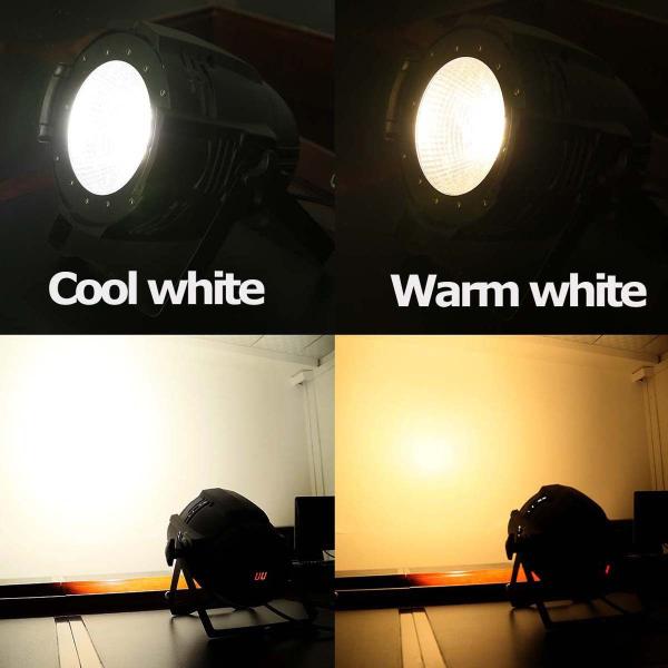 Professional Pro Stage Lighting COB Cool & Warm White 2 In1 DMX DJ Lighting