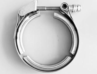 4 braçadeira de faixa de aço inoxidável de V para a auto reparação do sistema de exaustão