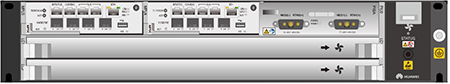 Huawei SmartAX OLT EA5800-X2 Optical Line Terminal with 2U High 19 Inches Wide and 100 Gbit/s Throughput