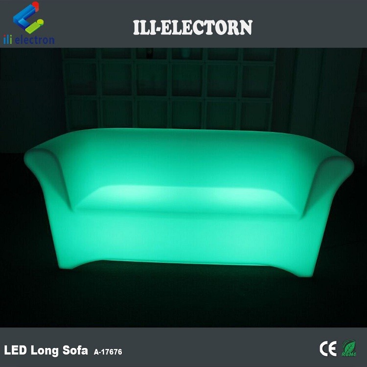 Rechargeable Light Up LED Furniture Sofa Chair For KTV Nightclub Bar