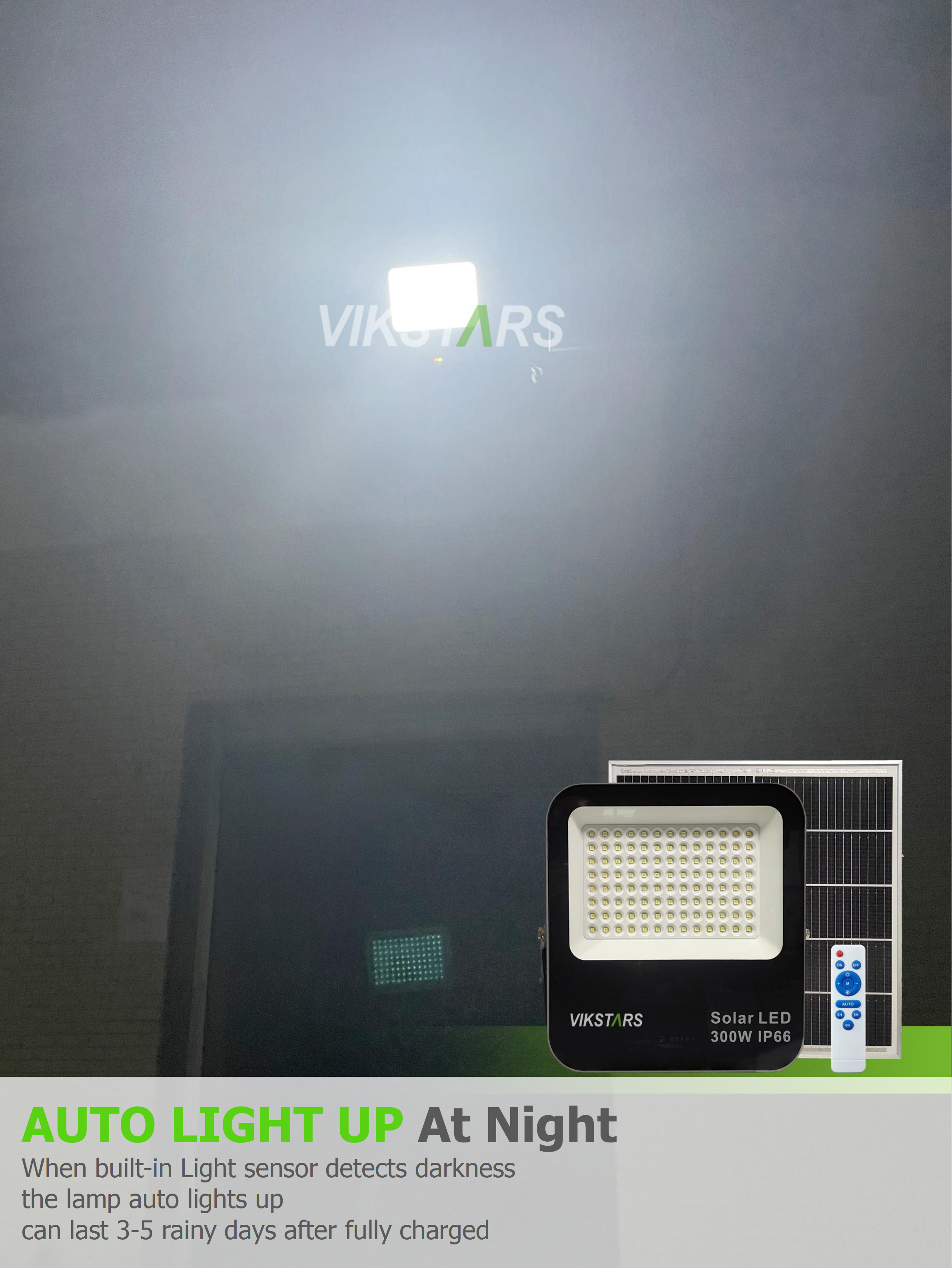 Battery Replaceblae 60w 100w 200W 300w Solar Flood Lights With Glass Cover