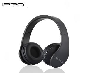 Longs écouteurs sans fil de Bluetooth de temps de travail, au-dessus de casque