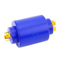 6 circuitos 20A, 2 circuitos 5A Pin Connection Slip Ring 8 da transmissão dos circuitos 360° Rtating