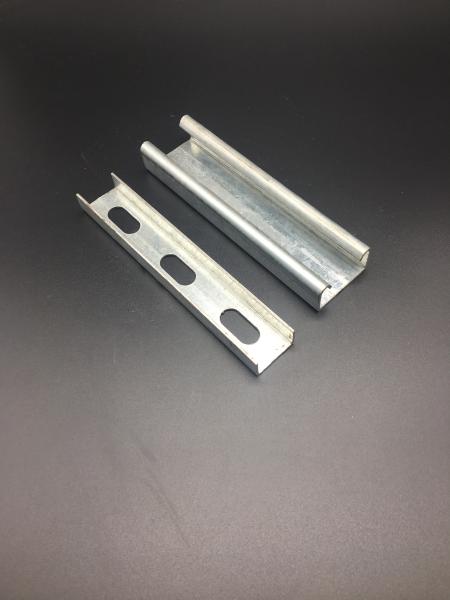 C Profile Electrical Galvanized 1 58 Slotted Solid Unistrut Strut Channel