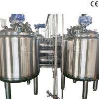 SS304 Peanut Butter Mixing Tank De-gassing Tank 200L-1000L
