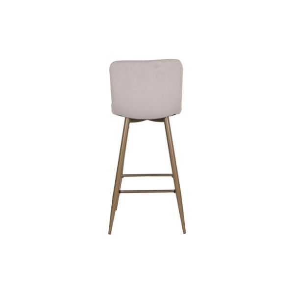 100cm Height 70kg Load Fabric Bar Chair With Metal Legs