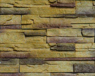 Lightweight PVC Artificial Cultured Stone Panel 3D PU Polyurethane Faux Wall Veneer