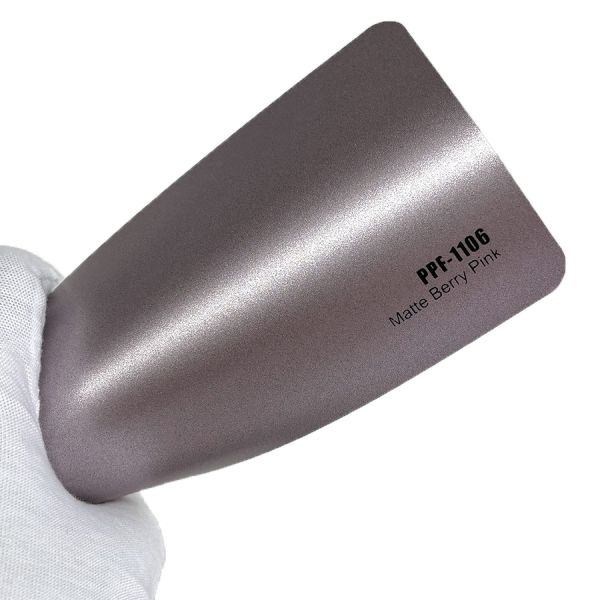 1.52X16m Matte Berry Pink color paint protection film automotive wrap