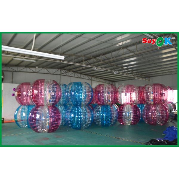 Jeux gonflables de sports de costume de jeu de boule de butoir gonflable de sumo, équipement géant du football de bulle pour l'adulte