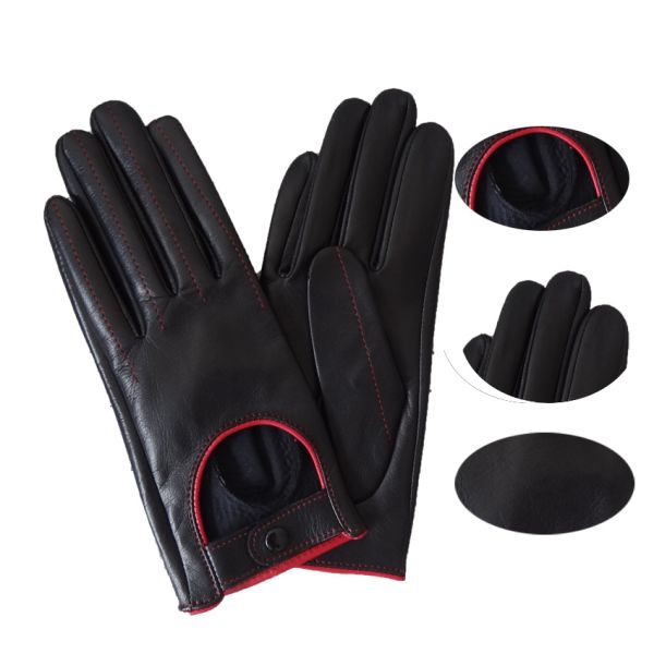 Durable Leather Riding Gloves , Fashion Customized Mens Riding Gloves
