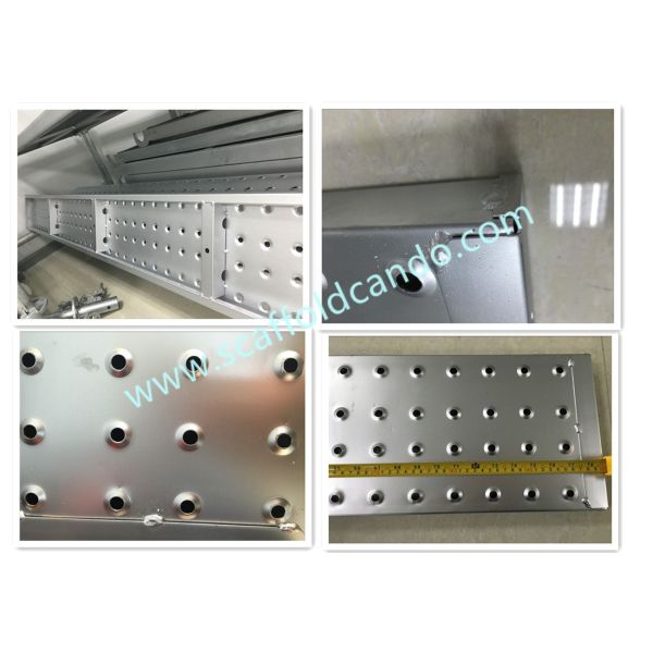 Replacement for wooden plank in Middle East Market, Q195 galvanized steel plank, steel board 225*38mm 2000, 3000, 4000mm